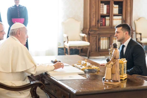 Зеленський поділився враженнями від зустрічі з Папою Римським