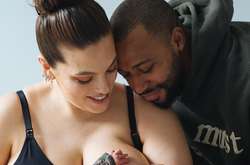  32-летняя Эшли Грэм показала интимные кадры с маленьким сыном 
  