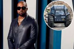 Канье Уэст в Чикаго устроил развозку кроссовок на украинских вездеходах (видео)