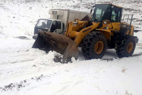 Cнегопад заблокировал 30 населенных пунктов Турции