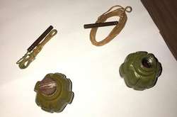 В центре Киева обнаружен тайник с гранатами и 30 литрами ртути