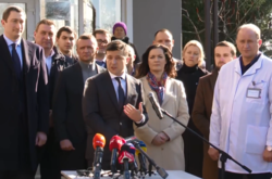 Владимир Зеленский посетил Бориспольскую многопрофильную больницу интенсивной терапии