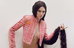  24-летняя Кендалл Дженнер приняла участие в необычной фотосъемке 
  