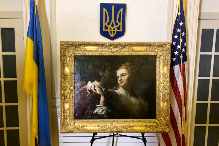 Картина «Влюбленная пара», похищенная во время Второй мировой, вернется в Украину
