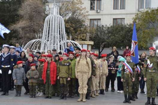 У Криму влаштували дитячий військовий парад на честь 23 лютого