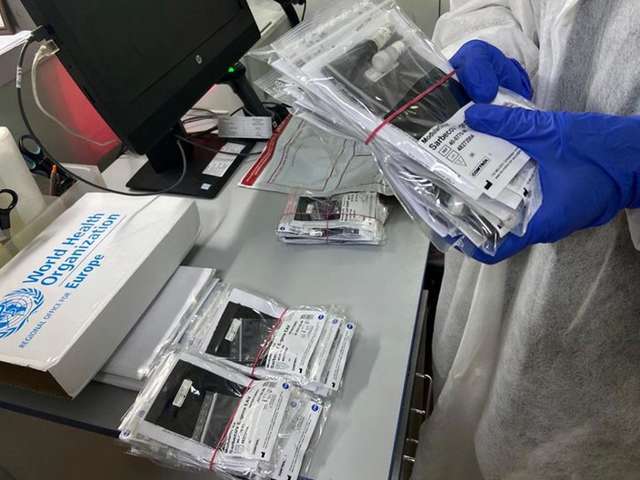 Україна отримала від ВООЗ тести на коронавірус Covid-19