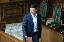 Президент України Володимир Зеленський на слуханнях у Конституційному Суді