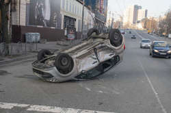 ДТП  на перетині вулиць Жилянська і Льва Толстого, 29 лютого 