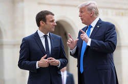  Президенти Франції та США Еммануель Макрон і Дональд Трамп 