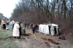 З’явилося відео моменту смертельної ДТП з маршруткою під Полтавою