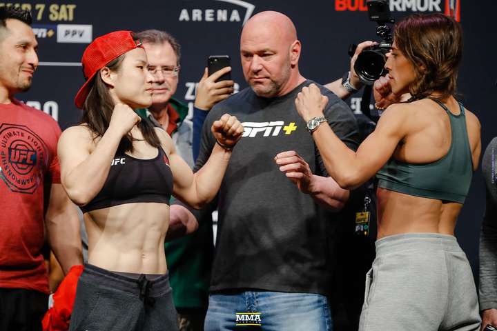 UFC 248: Вейлі Чжан захистила титул чемпіонки у кривавій битві