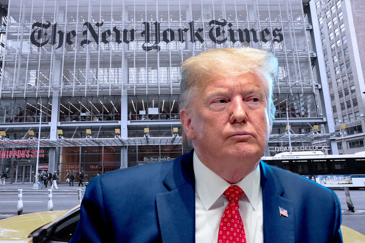 Трамп назвав The New York Times «ганьбою журналістики»