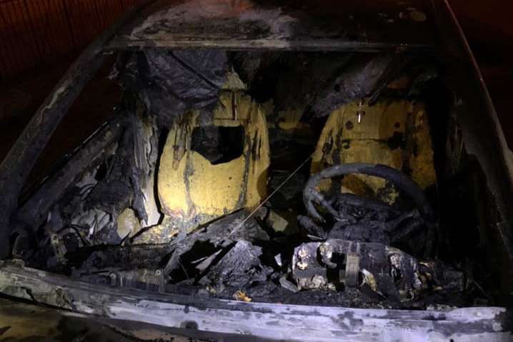 Неизвестные сожгли авто и. о. главы Госэкоинспекции