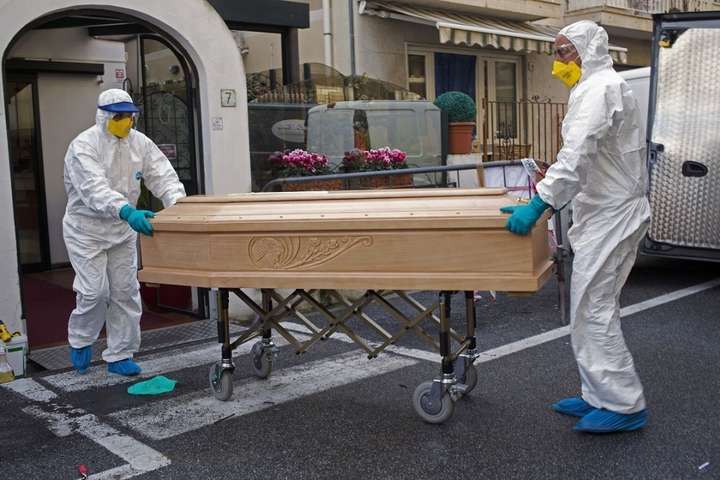 В Італії від коронавірусу померли вже понад 2100 людей