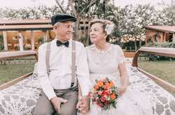 Свадебная фотосессию после 60 лет совместной жизни: захватывающие фото