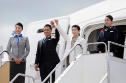 Олімпійський вогонь на японській землі