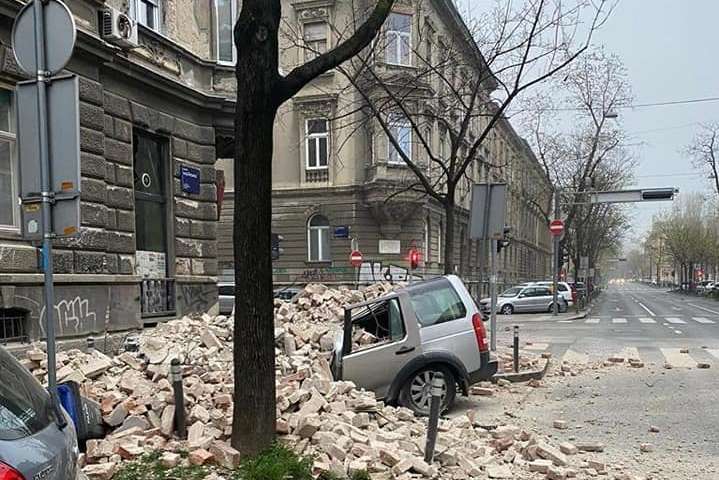 В Хорватії стався потужний землетрус, є поранені (відео)