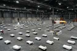 Переоблаштоване приміщення Мадридського конференц-центру може вмістити 5500 лікарняних ліжок