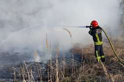 У Києві горіло сміттєзвалище
