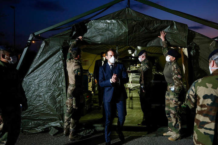 Франция для борьбы с коронавирусом начала военную операцию