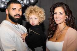 Американский рэпепр Дрейк с двухлетним сыном Адонисом