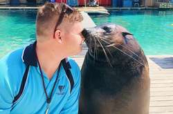 В опустевшем из-за карантина океанариуме провели экскурсию для морского льва