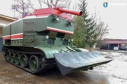 Пожарный танк ГПМ-54 является единственным видом бронированной пожарной гусеничной техники на вооружении ВСУ