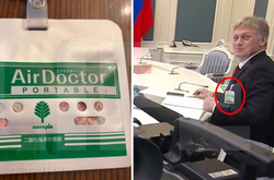 Прессекретар Путіна пропіарив на собі «антивірусний бейджик»