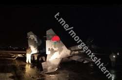 В Мелітополі здійснив аварійну посадку МіГ-29