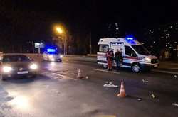 У Києві автомобіль МВС збив на смерть пішохода (фото, відео)