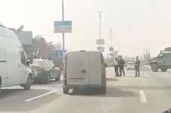 Блокпост на Бориспільській трасі