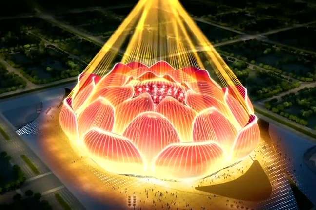 У Китаї почали будувати найбільшу футбольну арену світу