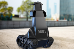 Робот-поліцейський для використання поліцією або миротворчими силами для боротьби з агресивно налаштованими демонстрантами, хуліганами, учасниками масових заворушень