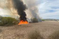 У Тернополі горить п’ять гектарів очерету