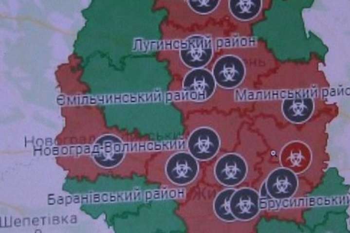 На Житомирщині виявили 44 нові випадки Covid-19, один хворий помер