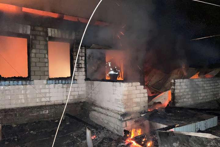 Під час пожежі на Київщині загинув чоловік (фото)