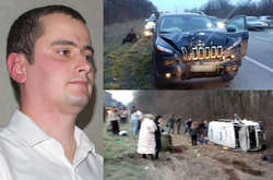 Антон Усенко за кермом позашляховика протаранив пасажирський автобус