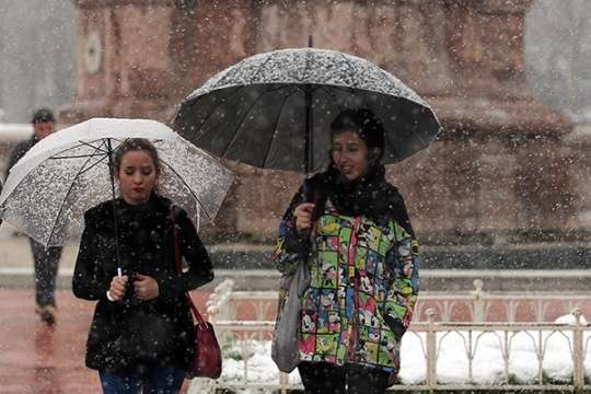 У Туреччині несподівано випав сніг
