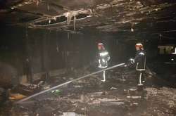 Біля Центрального залізничного вокзалу сталася серйозна пожежа (фото)