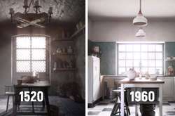 Дизайнеры показали, как менялся интерьер кухни в течение 500 лет (фото)