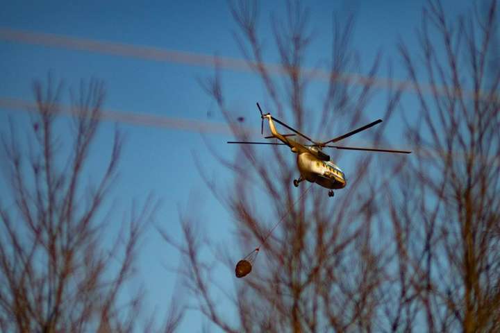 Ліквідація пожеж у Чорнобильській зоні: працює авіація і дрони з тепловізорами