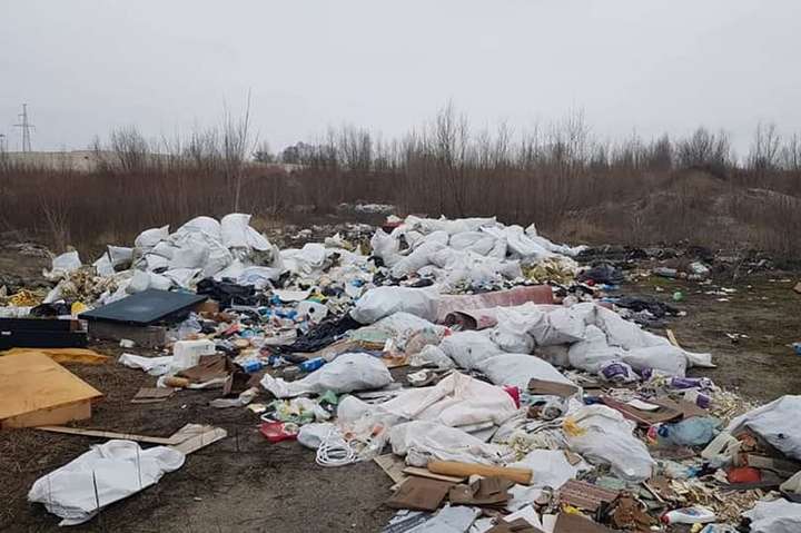 На території заказника на Осокорках прибрали масштабне сміттєзвалище (фото)