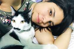 Кот Альберто стал звездой соцсетей благодаря шикарным джентльменским усам