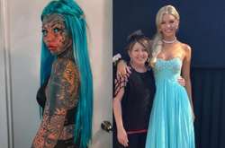 Антиреклама татуировок. «Девушка-дракон» показала фото до превращения