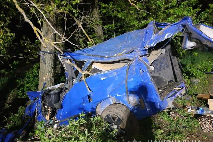 Водій автомобіля не обравши безпечної швидкості, не впорався з керуванням, внаслідок чого автомобіль з’їхав з дороги та зіткнувся з деревом - В аварії на Вінниччині загинули троє військових