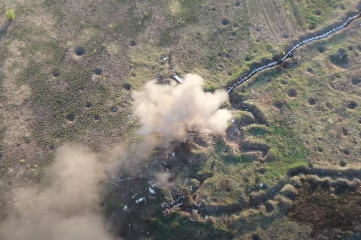 Українські військові знищили позиції бойовиків батальйону «Восток» (відео)