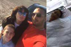 Людмила Гячас с родными и в онкодиспансере