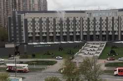 У Петербурзі горіла лікарня Святого Георгія, в якій лікують хворих на коронавірус