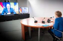 Прем'єр-міністр України Денис Шмигаль провів відеоперемовини з канцлеркою Німеччини Ангелою Меркель