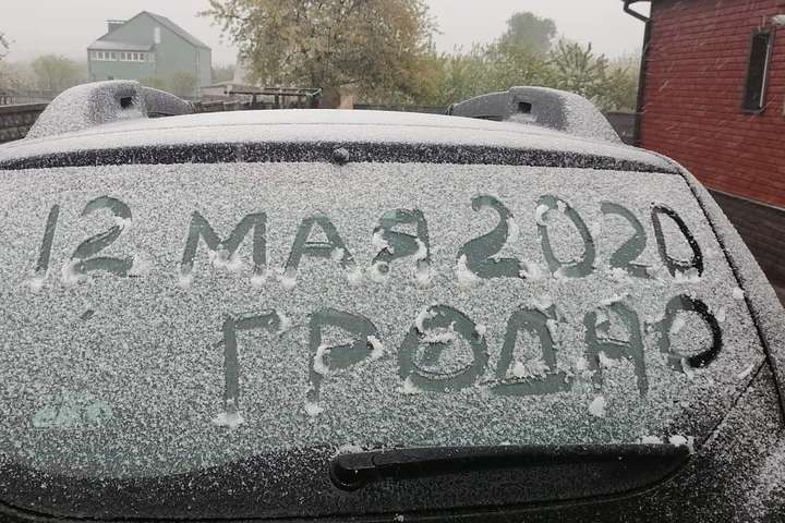 Беларусь засыпало снегом (фото)